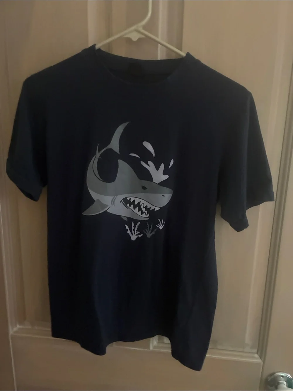 Old Navy Navy Blue Shark Graphic Kids Matching Set